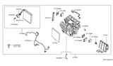 Diagram for Infiniti QX60 Evaporator - 27280-3JC0A