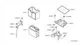 Diagram for 2016 Infiniti QX60 Battery Tray - 24428-EL00A