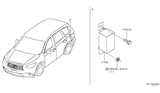 Diagram for 2015 Infiniti QX60 Fuel Pump Driver Module - 17001-3KY0A