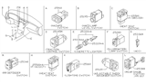 Diagram for 1997 Infiniti Q45 Seat Switch - 25500-30Y10