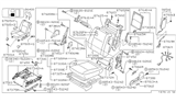 Diagram for 1997 Infiniti Q45 Seat Switch - 87012-6P114