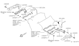 Diagram for 2000 Infiniti Q45 Exhaust Manifold Gasket - 14036-6P010