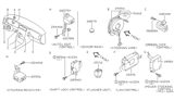 Diagram for Infiniti QX4 Clock Spring - 25554-4P025