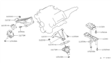 Diagram for Infiniti Q45 Transmission Mount - 11331-6P000