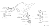 Diagram for Infiniti Q45 Engine Mount Bracket - 11232-6P000