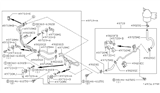 Diagram for 1998 Infiniti Q45 Power Steering Hose - 49725-6P005