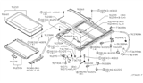 Diagram for 2009 Infiniti M35 Body Mount Hole Plug - 01651-00641