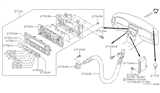 Diagram for Infiniti Q45 Climate Control Module - 27760-6P101