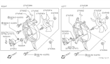 Diagram for Infiniti Q45 Fan Shroud - 92123-6P100