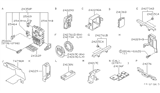 Diagram for 1999 Infiniti Q45 Relay Block - 24350-3H410