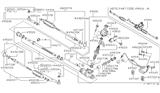 Diagram for 1998 Infiniti Q45 Tie Rod End - 48520-4P025