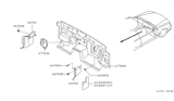 Diagram for 2000 Infiniti Q45 Dash Panels - 67900-6P120