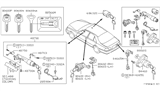 Diagram for Infiniti Q45 Ignition Switch - 48750-AD000