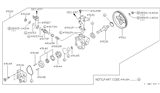 Diagram for 1997 Infiniti Q45 Power Steering Pump - 49110-6P010