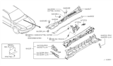 Diagram for Infiniti G20 Body Mount Hole Plug - 90879-3J100