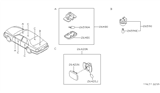 Diagram for Infiniti Instrument Cluster - 26421-4P000