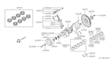 Diagram for 2000 Infiniti Q45 Crankshaft Gear - 13021-1P100