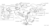 Diagram for Infiniti Q45 Ashtray - 68810-6P000
