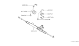 Diagram for 1997 Infiniti Q45 Rack & Pinion Bushing - 54444-6P011