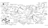 Diagram for 2000 Infiniti Q45 Seat Motor - 87452-3H000