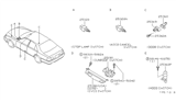 Diagram for 1998 Infiniti Q45 Power Window Switch - 25450-3H004