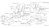 Diagram for 1997 Infiniti Q45 Seat Cover - 88620-6P602