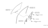 Diagram for 1999 Infiniti Q45 Window Regulator - 80720-6P015