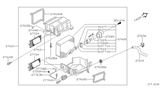 Diagram for Infiniti Q45 Cabin Air Filter - 27274-6P100