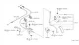 Diagram for Infiniti Throttle Cable - 18201-6P100