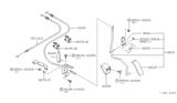 Diagram for 1998 Infiniti Q45 Accelerator Cable - 18201-6P100