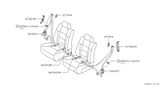 Diagram for 1997 Infiniti Q45 Seat Belt - 86885-6P108