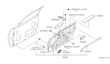 Diagram for 2001 Infiniti Q45 Armrest - 80940-6P602