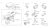 Diagram for 1998 Infiniti QX4 Fuse - 24370-C9920