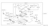 Diagram for 1997 Infiniti Q45 Armrest - 88700-6P603