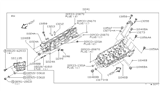 Diagram for 2000 Infiniti Q45 Cylinder Head - 11040-6P123