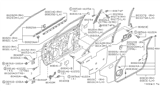 Diagram for 1999 Infiniti Q45 Weather Strip - 80834-6P000