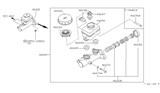 Diagram for 2015 Infiniti Q60 Brake Fluid Level Sensor - 46048-64J21