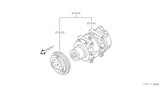 Diagram for Infiniti A/C Clutch - 92660-6P300