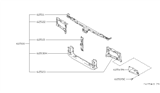 Diagram for 2001 Infiniti Q45 Radiator Support - 62521-4P000