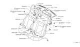 Diagram for 1998 Infiniti Q45 Seat Belt - 88844-3H017