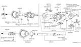 Diagram for 1998 Infiniti Q45 Steering Column - 48805-5P160