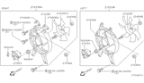 Diagram for Infiniti Q45 Fan Shroud - 92123-6P113