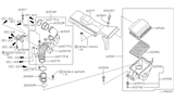 Diagram for Infiniti Q45 Air Duct - 16575-6P000