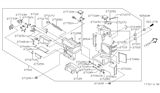 Diagram for Infiniti Blend Door Actuator - 27732-70F00