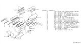 Diagram for Infiniti Q45 Cylinder Head Gasket - 10101-6P086