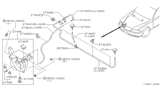 Diagram for 2001 Infiniti Q45 Windshield Washer Nozzle - 28930-3H101