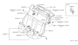 Diagram for 1999 Infiniti Q45 Seat Belt - 88850-6P102