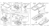 Diagram for 2001 Infiniti Q45 Dome Light - 26460-6P007