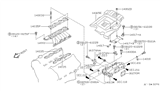 Diagram for Infiniti Q45 Engine Cover - 14041-6P100