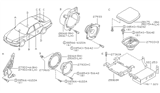 Diagram for Infiniti Q45 Car Speakers - 28138-6P115